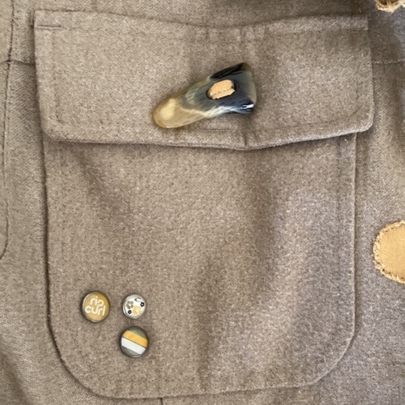 Women’s Rip Curl Jacket Coat Tan Size 7 - Picture 5 of 7